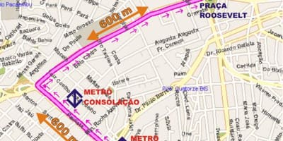 Gay-kaart Sao Paulo