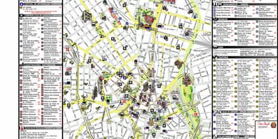 Kaart van Sao Paulo downtown