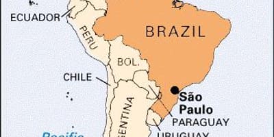 Kaart van san Paulo