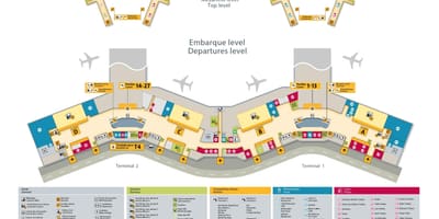 Sao Paulo international airport kaart