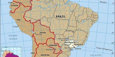 São Paulo geografische kaart