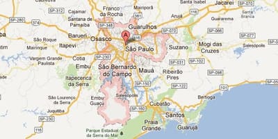 Google map Sao Paulo